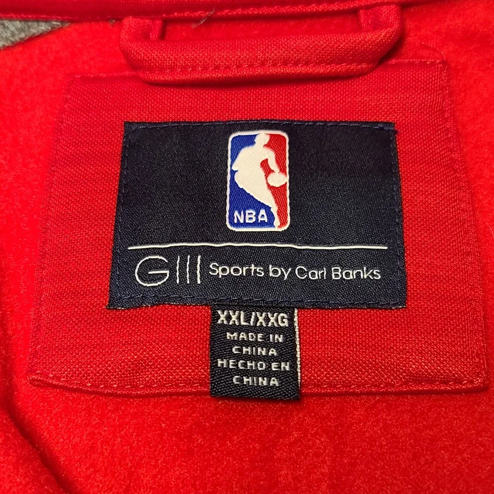 G-III Sports Washington Wizards Track‎ Jacket Mens XXL Red Grey NBA Full Zip NBA